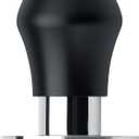 Normcore 53.3mm Espresso Tamper V4.1 Mini, Spring-Loaded Coffee with Click Feedback, Self-Leveling Stainless Steel Flat Baffle, Compatible with Breville Sage 54mm Portafilters, Black