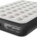 InnoTruth Queen Air Mattress with Built-in Pump, 13" Raised Comfort, Durable Inflatable Bed for Home & Guests, Easy Setup, Ideal for Travel & Camping, Black