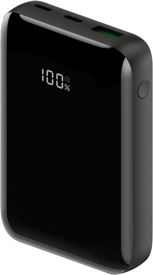 5V 2A Power Bank for Heated Vest, Jacket, Stadium Seats, Chair Battery Pack, 10000mAh Packet Size LED Display Portable Charge for Heated Clothing, USB Heated Blanket, Coat