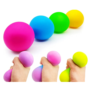 6 Pack Easter Basket Stuffers for Kids , Easter Bunny Squishy Stress Balls, FlourMade Easter Toys for Stress Relief, 6 Colors, Easter Gifts & Decor(Egg Shape) Pack of 2