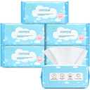 Dry Wipes - HAPPY BUM Baby Wipes, Large Baby Wipes, Wet and Dry Use, Unscented Tissues for Sensitive Skin (600 Count)