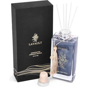Lavault Reed Room Diffuser Set - Natural Aromatherapy Reed Sticks for Oil Diffuser - Perfect for Bathroom - Scent Diffusers for Home Environment - Air Freshener Diffuser - Grey - Cold Water Aroma