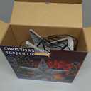 DG-Direct Christmas Tree Topper Lighted Star with 6 Projected Patterns,3D Hollow Sparkling Star Christmas Tree Topper with Rotating Magic Projector for Christmas Tree Ornament (Glitter Silver 6)