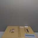 VOLISUN Low Profile Ceiling Fans with Lights and Remote, Fandelier Ceiling Fan Flush Mount, 3000K-6500K Smart Bladeless LED Fan Light, Black Modern Ceiling Fans with Lights for Bedroom (19.7 INCH)