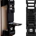 Side Door Hinge Foot Step - Folding Steps Compatible with Jeep Wrangler Accessories 2007-2023 JK JKU JL JLU Gladiator JT, Aluminum Alloy Pedal Rooftop Bottle Opener -Pack 1 (Not fit 2021 Gladiator)