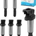 TAUTOY Set of 6 UF522 Ignition Coil Pack (2.5 3.0L) 2001-2008 For BMW 320i 325Ci 325i 325xi 330Ci 330i 330xi 525i 530i 760i 760Li M3 X3 Z3 Z4,Replace # UF515 UF44 12137551260