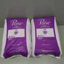Poise Incontinence & Postpartum Pads for Bladder Leaks, 4 Drop Moderate Absorbency, Regular Length, 132 Count