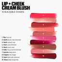 Milk Makeup Lip + Cheek Stick Buildable Cream Blush + Lip Color w/Hydrating Mango Butter + Avocado Oil for a Natural Flush Long-Lasting, Multiuse, Vegan Formula