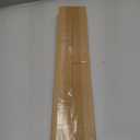 Black Curtain Rods for Windows 36"- 48", Decorative Drapery Rod Adjustable by Splicing, 5/8 inch Small Curtain Rod for Bedroom, Living Room, Kitchen and Outdoors