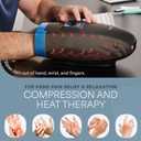 LifePro Legra Hand Massager with Heat and Compression & Cordless Design | Multi Massage Modes, Adjustable Intensity, Quiet Operation — Hand & Wrist Massager for Sore, Stiff, and Sensitive Hands, Black, Standard