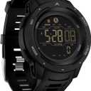 Findtime Men's Digital Watch Waterproof Pedometer Watches Sport Watch Step Counter Calorie Military Watch with Stopwatch Alarm LED Backlight Countdown