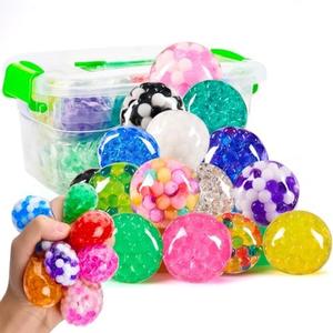 JOYIN Mini Stress Ball, 8 Pack Squeeze Fidget Toys for Adults, Squeeze Toy Stress Relief Ball, Relieve Work Anxiety, Exercise Hand Flexibility, Party Favors