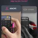 AINOPE USB C Cable 60W 2-Pack 6.6ft Nylon Braided USB C to USB C Cable Type C Charger Fast Charging Right Angle USBC Cable Charger Cord for iPhone 16 Pro Max 15 Plus Samsung S24 S23 iPad Pro Rose Red