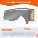 Dashboard Cover Dash Mat Fit for to-yota Sienna 2010-2004 (Without HUD Models),Car Dash Board Mat Anti-Glare Carpet,Non-Slip Pad Sunshield Protector (Grey)
