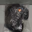 Wiggy Mermaid Brown Black Witch Wig and Glasses Accessories for Adult Women 80CM Long Brown Braided Wig+Cap for Halloween Witches Costume Party Cosplay, Size M