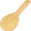 uxcell Wooden Rice Paddle 9.1 Inch Rice Spoon Non Stick Rice Spatula Rice Cooker Spoon Home Kitchen Tools 