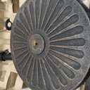 Sunnyglade 18" 30.2-lbs Heavy Duty Round Antiqued Umbrella Base for Patio, Outdoor - Bronze, 14kg