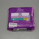 Poise Incontinence & Postpartum Pads for Bladder Leaks, 3 Drop Light Absorbency, Regular Length, 54 Count