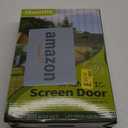 Magnetic Screen Door - Fit for Door Size: 30x80 Inch, Screen Itself Size: 32"x82", Hands Free Mesh Partition,Heavy Duty Screen Door Mesh Curtain Keeps Bugs Out, Frame Hook & Loop, Pet and Kid Friendly (Polyester-Black)