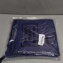 Ferraycle 6 Pcs Silver Storage Bags Anti Tarnish Storage Bag Fabric Cloth Bags for Jewelry Silverware Protection Flatware (Dark Blue, 18 x 18 Inch)