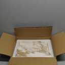 100% Natural Marble Serving Tray Luxury Marble Storage Tray for Home Decor Stone Tray for Bathroom/Kitchen/Vanity/Dresser,Plate Holder for Tissues, Candles, Towel