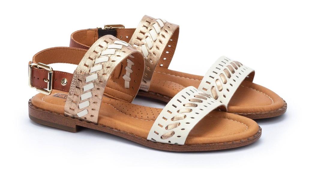 Sugar Sandal White/GoldMulti WYZ, Size 1 