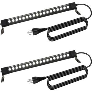 Outdoor Wall Washer Lights 2 Pack,36W 5000K Daylight White Wall Light,120V IP67 Waterproof 2ft Led Linear Wall Light Bar for Outdoor Indoor Building Sign, Hurches,Garden,Courtyards Lighting