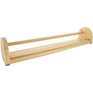 US Art Supply 18 inch Wooden Tabletop Easel Paper Roll Holder & Dispenser