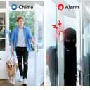 TECKNET Door Alarms When Opened, Window Door Alarm for Kids Safety, 2-in-1 Alarm & Chime, Door Sensor for Home Security, 3-Level Volume Control, Window Alarms for Garages, Apartment, 3Pcs