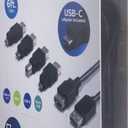 Philips 5-in-1 Universal USB Cable Kit, Includes Adapters for: Mini-B (5 PIN), USB-C, USB-B, Micro USB, and USB-A 2.0 Cable, for Mobile Devices, Laptops, Printers, Scanners, Cameras, SWU8002N/27