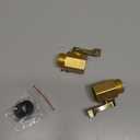 HQMPC Super Heavy Duty 3/4" Brass Shut Off Valve Garden Hose Shut Off Valve Garden Hose Connector 2 PCS