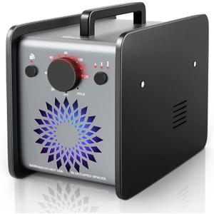 Ozone Generator 35,000mg/h, Ozone Odor Eliminator Machine for Home Car, Ultra-Powerful Ozone Generator for Comprehensive Odor Elimination (Black)