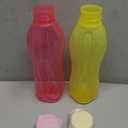 Tupperware Aqua-Safe Plastic Water Bottle, Set of 2(1 Litre Each)