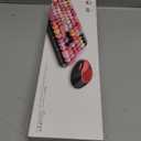 Wireless Keyboard and Mouse Combo, Ergonomic Full Size Typewriter Retro Round Keycaps Keyboard, Compatible with Windows, PC, Perfer for Home and Office KeyboardsGreen