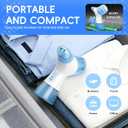Nasal Irrigation System, Nasal Rinse and Wash with 30 Salt Packets, 2 Modes, Rechargeable - Multi-User, 2 Sets of Nose Pillows, Dual Water Tank for Quick Relief of Nasal Discomfort