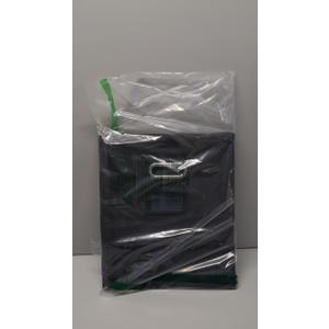 Collapsible File Box with Lid & Plastic Slide - Hanging Document Organizer for Office/Home, 14.96x12.6x10.83 Inch,Decorative Home File Bin,Black, 1 Pack (No Folders Included)