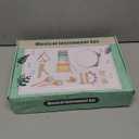 Baby Musical Instruments Set Wooden Montessori Toys for Toddlers 1-3 Percussion Instruments Set Modern Boho Music Toys for Kids Preschool Educational.