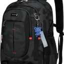 schoolbags for Middle school and high school studenthigh-capacity camo bookbags for Teens boysWater Resistant Anti Theft Travel backpack with Computer compartment Fits 15.6 Inch Laptop (Medium (18.5*12.9*9 inches))