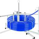 Pex Piping Uncoiler, Pipe Reel Dispenser for 3/8" to 1", Pex Tube Uncoiler Suitable for Pipes, Radiant Potable Water, Floor Heating Pipes
