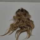 Ash Blonde Ombre Platinum Wigs With Bangs Long Wavy Wig For Women Realistic Synthetic Curly Wig For Daily Wearing Party Gifts