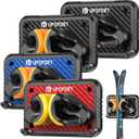 UPSPORT
Ski Rack 4Pack, Ski/Snowboard Wall Mount, Skateboard Wall Mount, Fits Any Ski/Snowboard, Holds Up to 100lbs, Winter Gear Organizer, Vertical Ski Storage Rack for Home & Garage (Orange-Black, Orange-Blue, Yellow-Red)