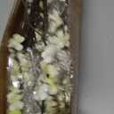 LESING 4pcs Cherry Blossom Flowers Artificial, Fake Silk Cherry Blossom Branches Tall Peach Blossom Flower Stems Arrangement for Wedding Home Office Party Decoration (White -2)