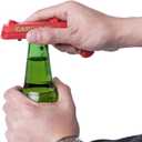 2PCs Cap Gun Bottle Opener - Fun and Functional Novelty Beer Bottle Opener with Realistic Design, Gift for Beer Lovers, Parties, and Themed Events