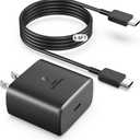 2 x 45W Super Fast Charger USB C Android Phone Charger Fast Charging Replacement for Samsung Galaxy S25/S25 Ultra/S25+/S24 Ultra/S24/S24+/S23 Ultra/S23/S22/S20/S21/Note 10,Galaxy Tab, 6Ft C Cable