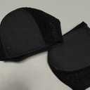 Welnove Gel Heel Protector Cups, Inserts Pads for Women Men, Plantar Fasciitis, Heels Spur Pain Relief, Achilles Tendonitis Dry Cracked Heel Support Cushion Black (W 4.5-9 / M 5-8)