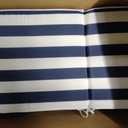 Outdoor Patio Chair Cushions Set of 4, Water Resistant Square Seat Cushions with Ties, 20"x17" All Weather Seating Cushions for Outdoor Furniture, 20 x35.82inch