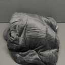 Bedsure GentleSoft Sherpa Fleece Twin Blanket for Couch, Non-Heated, Thick and Warm Throw for Women and Men, Soft Fuzzy Plush Blanket for Winter, Grey, 60x80 Inches