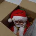 Climbing Santa with Music, Christmas Tree Pendant Ornament Novelty Climbing Santa Claus on Rope, Holiday Decoration, Great Gift