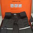 Adjustable Weighted Vest for Men Women, 19lb/35lb/45lb Rucking Vests for Walking with Zipper/16pcs Silicone Weights, Strength Training Workout Vest for Running GYM Home, Removable Reflective Strips (2-35 LBS, Black)