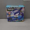 16 Ft Flexible Car Race Track, Flex Ramp with 12 Suction Cups, Compatible with Hot Wheels and Diecast 1/64th Cars, Double Tracks Long Rolls Up Portable Racetrack (Blue)